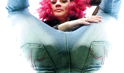 Kinky fetish girl shows off her sexy black panties