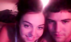 Me and my sexy girlfriend are having hot sex on webcam