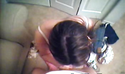 Angelic beauty is swallowing a big cock on the knees