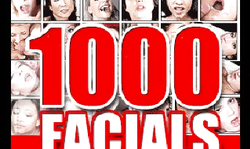 Good and messy facial load for a cock-swallowing busty brunette