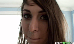 Dirty anal fingering with a lusty Team Skeet Extras teen Luna C Kitsuen