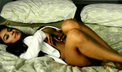 Sexiest Petite brunette is trying hard to reach an orgasm