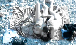 Masturbation and beach sex action of an amateur couple