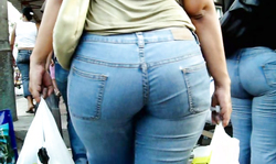 Mexican lady with amazingly fuckable round big booty