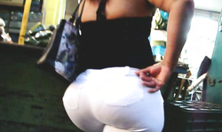 Hot and amazingly sweet round big booty of an amateur