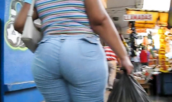 Another amazing view on a truly sexy as fuck big booty!