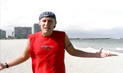 Bikini Banger drills a slender bikini babe in the bedroom