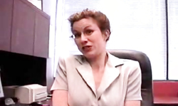 Glamour Next Door secretary is having amazing big boobs