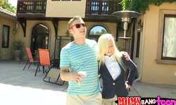 Innocent young bitch enjoying intensive sex with boyfriend