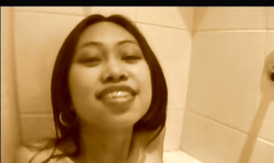 Smiling filipina cutie is having an outstanding round booty