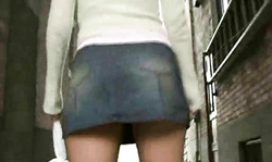 Voyeur fetish action with a lustful kinky brunette