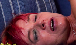 oiled chubby Milf gets anal pumped