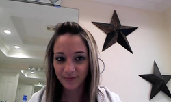 Sensual angel Nikki Sims really knows how to pose in a hot way