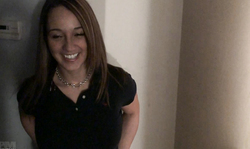 Crazy hot babe Nikki Sims is getting naked on the snow