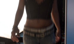 Angelic brunette Nikki Sims demonstrate a gorgeous cleavage