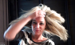 Found a nice angle to show Nikki Sims' huge underboob