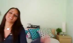 Ultra hot next door girl Nikki Sims covers her nipples with two hearts