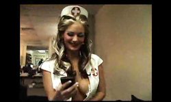 Backstage footage with the sluttiest nurse Phoenix Marie