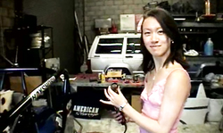 Asian cutie with face full of innocence goes nude on public