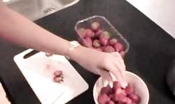 Sex-addicted chick Queeny Love loves fresh proteins and natural food