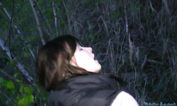 Outdoor sex with a brunette teen in the video by Public Agent