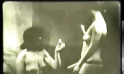 Two big-boobed Retro girls are having an awesome lesbian sex