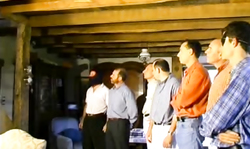 Filthy French slut is getting blowbanged in hardcore way