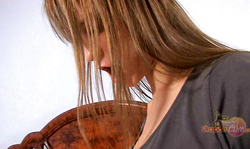 Amazing bitch with toned skin gets hardly drilled by strapon