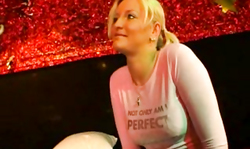 Lusty blonde slut decided to ride an old man dick