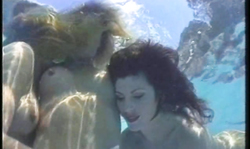 Godlike underwater threesome of the sexiest leggy chicks