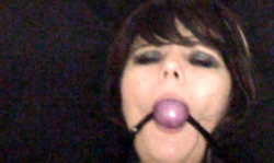 Gagged whore Aische Pervers banged hard in the POV mode