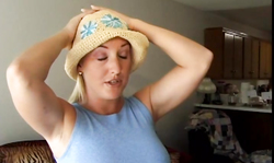 Calli Cox undresses and grabs her big rubber sex toy