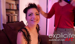 Trinity Sinn in her first threeway