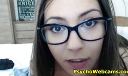 Hot Babe With Glasses is so Wet and Horny