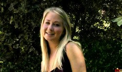 Sensual toned Small Girl masturbates on the grass without shame