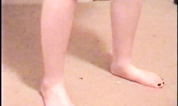 The sexiest Amateur Model poses topless in the bathroom