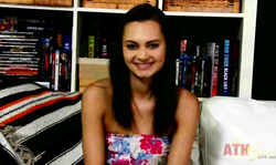 Sexiest Small Girl sucks her huge pink dildo with love