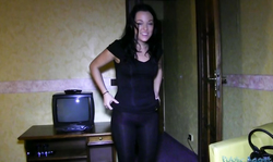 Bitch with ideal butts fucks for money with an agent