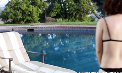 Cock-addicted young girl being seduced and fucked by black worker