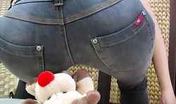 Sexy ass crush featuring a perfect girl in tight black jeans