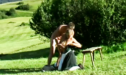 Hardcore outdoor face-fucking with a bitchy Valerie Hilton