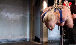 Sweet hanged up babe Angel Allwood gets owned in dirty way