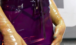 Latex goddess Ingrid Mouth educated in the Kink University
