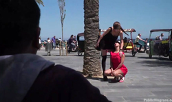 Crazy hot public domination with Tina Kay and Susy Gala