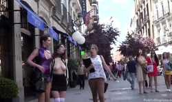 Absolutely insane public domination with Zenda Sexy and Yasmin Scott