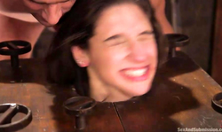 Obedient sex slave Abella Danger gives her master a blowjob