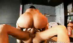 Big butt Ricki White rides a boner like a freaking pornstar