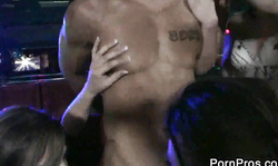 Perfect female orgy action with Kasey Chase and just one man