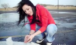 Very playful brunette girlfriend has an innocent smile