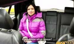 Horny as hell Fake Taxi driver want to fuck another victim